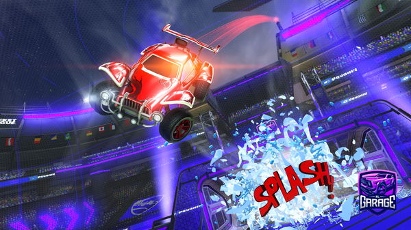 A Rocket League car design from Mateuco