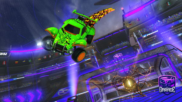 A Rocket League car design from mentogang