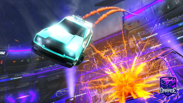 A Rocket League car design from Caillou_894