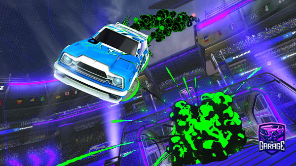 A Rocket League car design from Exotron557