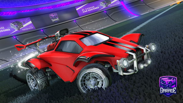 A Rocket League car design from RedIron37