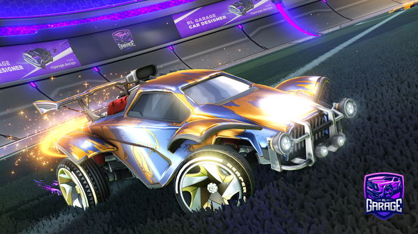 A Rocket League car design from tide_rll