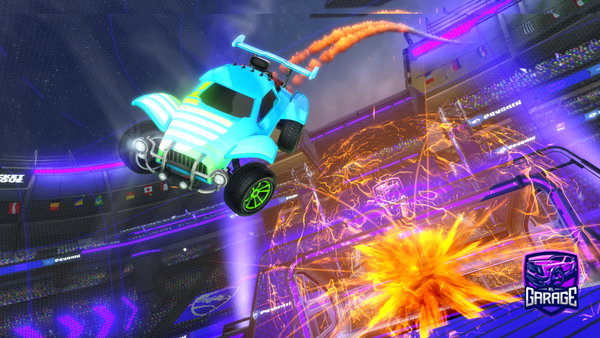 A Rocket League car design from dyllaw