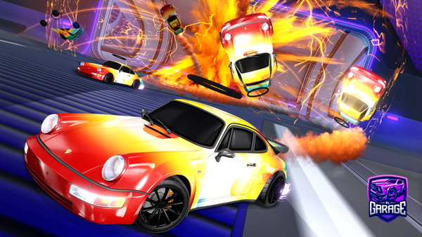 A Rocket League car design from Techno11deluxe1
