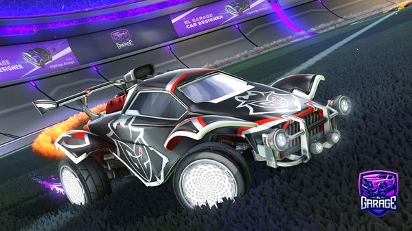 A Rocket League car design from Toexe999