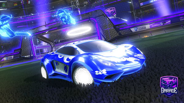 A Rocket League car design from Ieiejeje