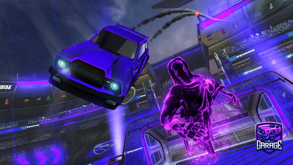 A Rocket League car design from Supermlr28