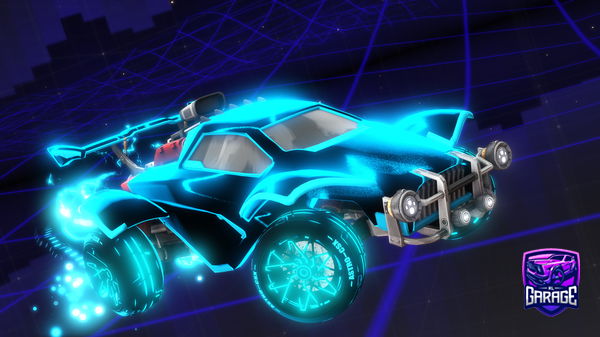 A Rocket League car design from FUSIONFLARE