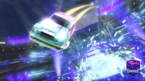 A Rocket League car design from I12omar