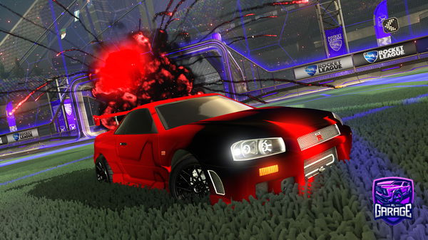 A Rocket League car design from M854