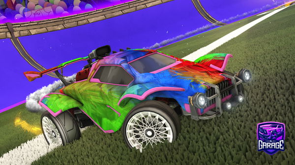 A Rocket League car design from MRNBA2KJAM