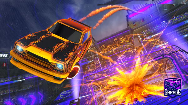 A Rocket League car design from Longhommejnr