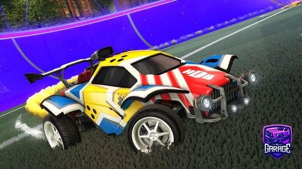 A Rocket League car design from satt-up