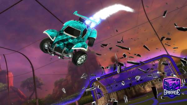 A Rocket League car design from unskippable_ad