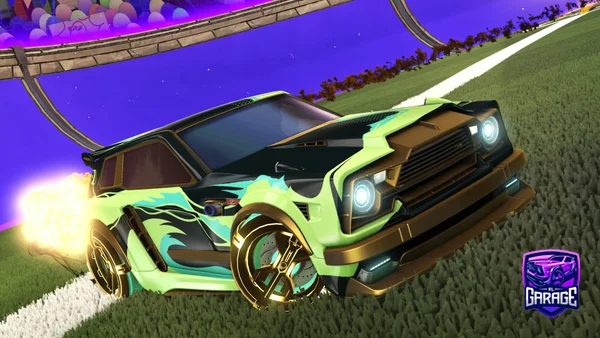 A Rocket League car design from Polka