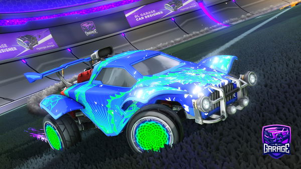 A Rocket League car design from Tekzero