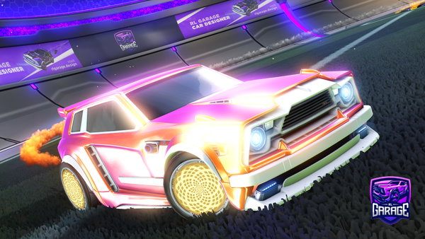 A Rocket League car design from FelT54