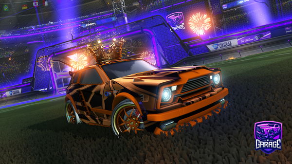 A Rocket League car design from FightingWolf75
