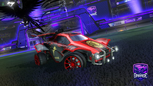 A Rocket League car design from Mazdra