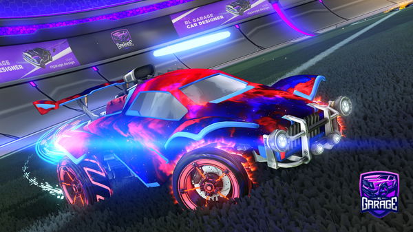 A Rocket League car design from Saynix