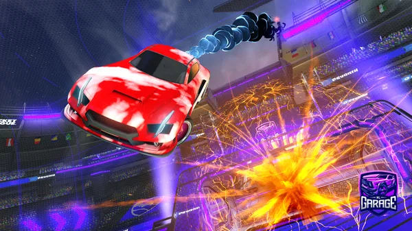 A Rocket League car design from Dichak