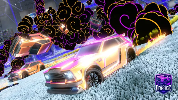 A Rocket League car design from Zine_games94