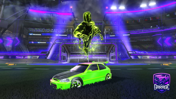 A Rocket League car design from LNG32