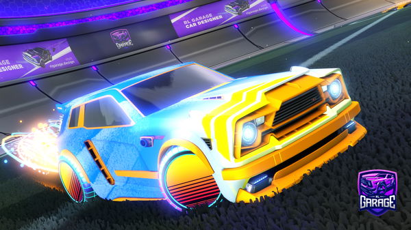 A Rocket League car design from Flashninja