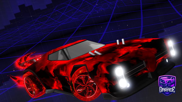 A Rocket League car design from HatariCine