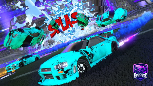A Rocket League car design from Eljannnnss