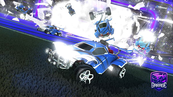 A Rocket League car design from JackpotFrostbite