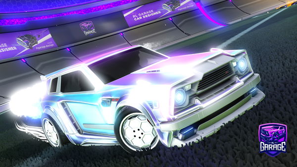 A Rocket League car design from Nustybro