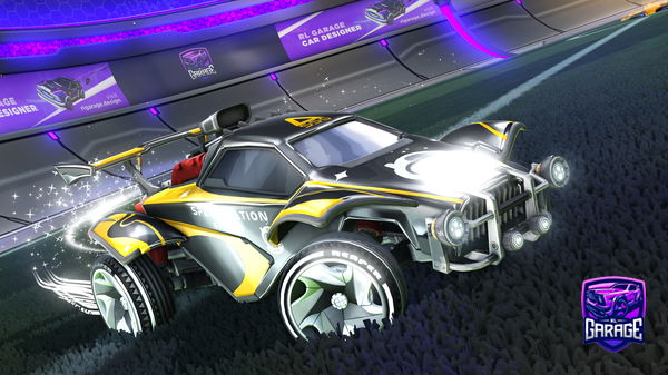 A Rocket League car design from Crxkir