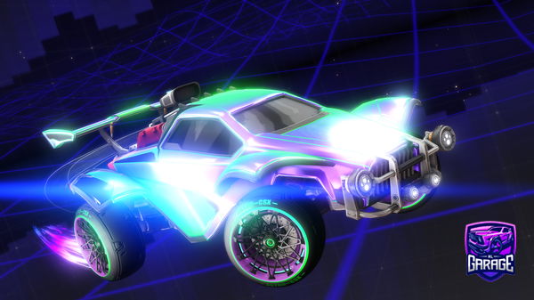 A Rocket League car design from LaettaButter