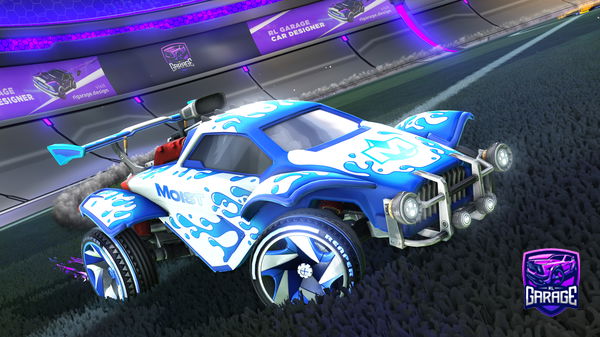 A Rocket League car design from KingLogan