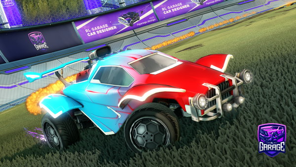A Rocket League car design from jannike