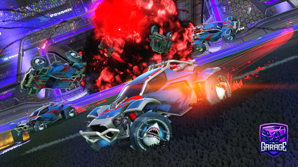 A Rocket League car design from baz_