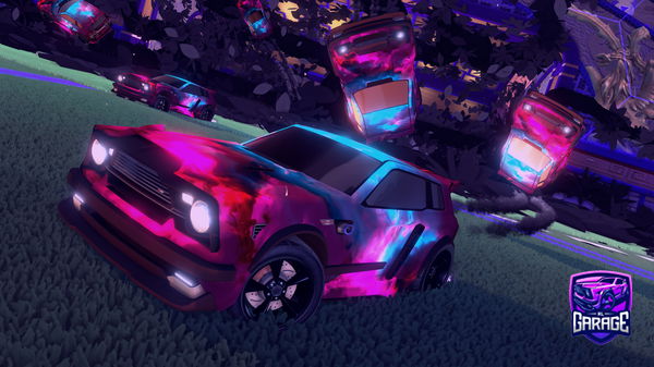 A Rocket League car design from SafDorky