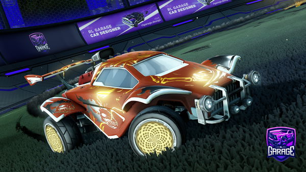 A Rocket League car design from Hex_likes_hugs1