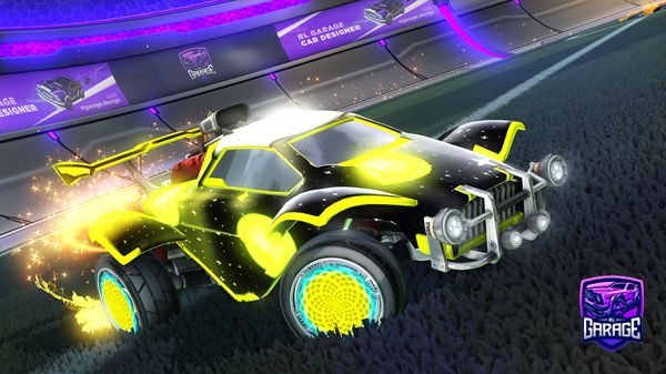 A Rocket League car design from Sn0wSt0rmRL