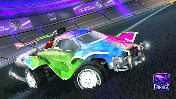 A Rocket League car design from Quantum_shot