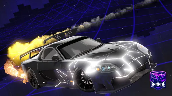A Rocket League car design from Flash_RCR