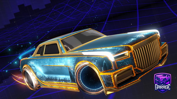 A Rocket League car design from tiredcaptain