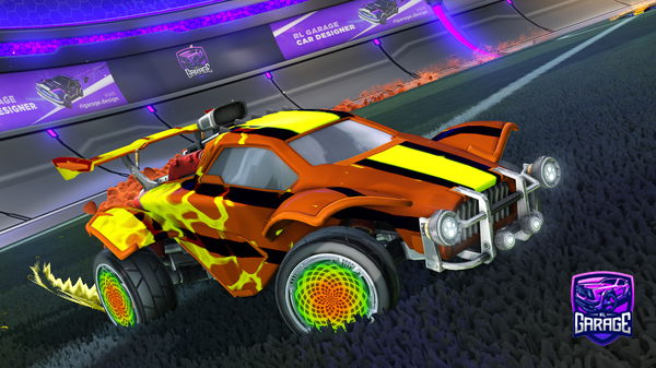 A Rocket League car design from KIABOYZ