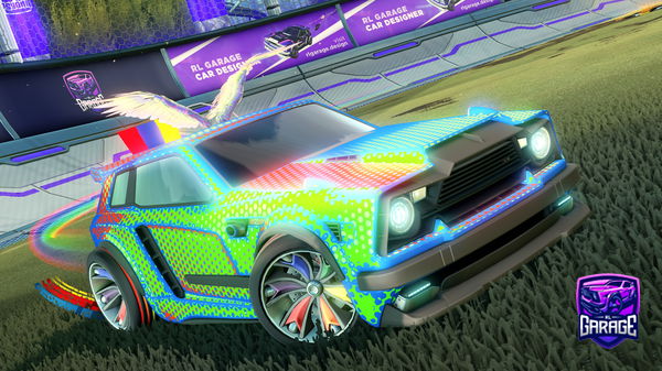 A Rocket League car design from TollBoi