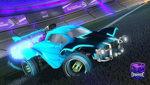 A Rocket League car design from PurpleToxix