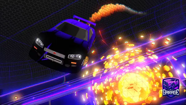 A Rocket League car design from THDsky