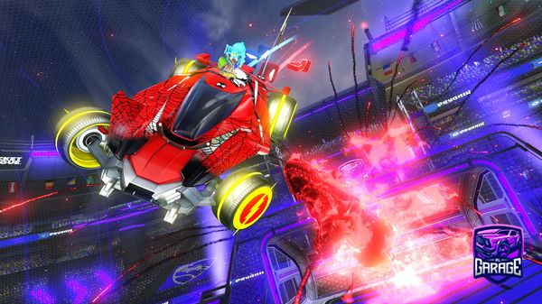 A Rocket League car design from Chainsawman1104