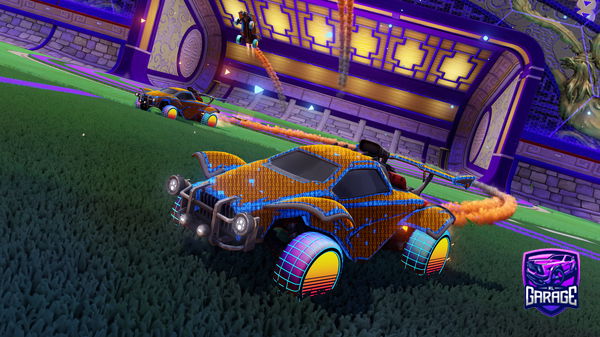 A Rocket League car design from Frozen_Panda