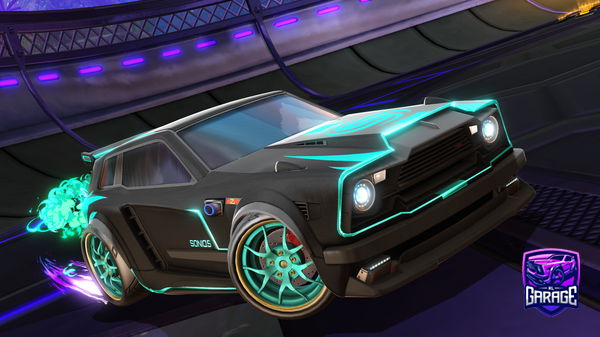 A Rocket League car design from neksordir